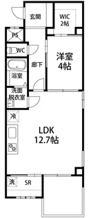 クレセール2【2階】の間取り