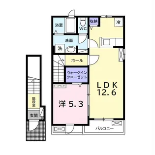 ヒカルサ市原姉ヶ崎ノース【2階】の間取り