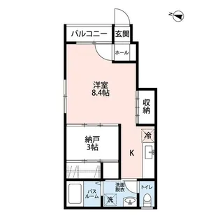 クレストコート公園前【1階】の間取り