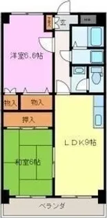 サンキャッスル【2階】の間取り