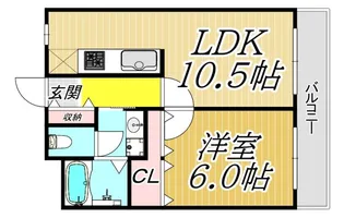 グレイス91【4階】の間取り