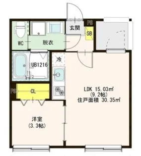 parco GAMI【1階】の間取り