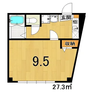 シャトーオーク【3階】の間取り
