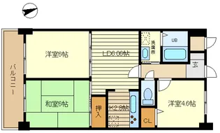ストークマンション中山【2階】の間取り