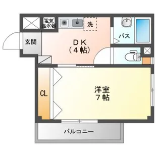 ギャラント石土【3階】の間取り