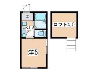 マピエス白楽【1階】の間取り