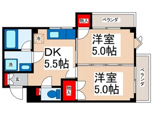 リヴェール・UEMURA【4階】の間取り