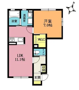 SHMエレポワールB棟【1階】の間取り