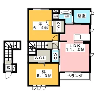 ソルシア【2階】の間取り