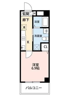 中台けやき苑【3階】の間取り