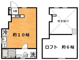ヴィエント【1階】の間取り