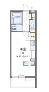 ミランダFamily宮里【2階】の間取り