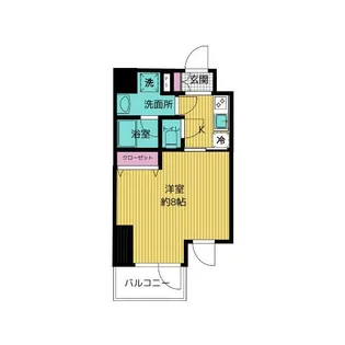 クレヴィスタ亀戸IV【8階】の間取り