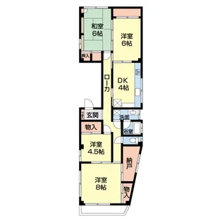 野川ビル【2階】の間取り