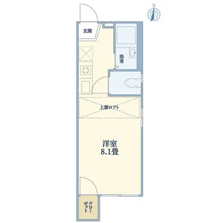 メゾンH.S.K【2階】の間取り