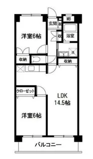 メゾン大西【1階】の間取り