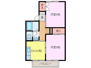 シティハンター【1階】の間取り