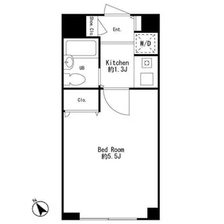 センチュリー川崎高津【1階】の間取り