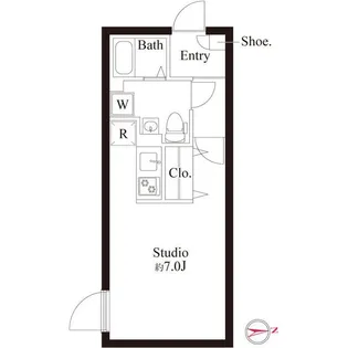 トグル椎名町【2階】の間取り