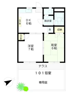 シャトレー吉祥寺【1階】の間取り