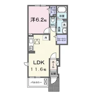 ドルミオークスIII【1階】の間取り