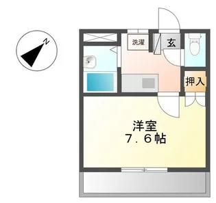 コーポリヴィエール39【2階】の間取り