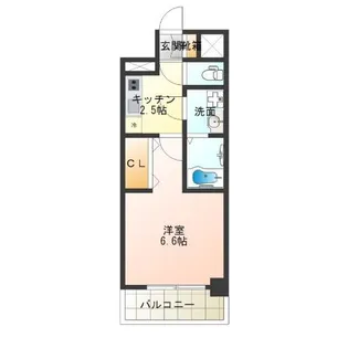RaysProduct西住之江adamU【6階】の間取り