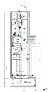 MAXIV新川崎【4階】の間取り