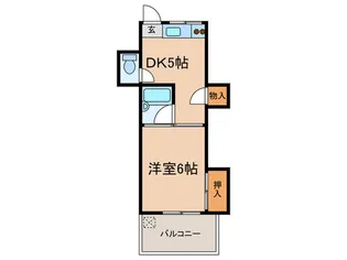 坂上コーポ【2階】の間取り
