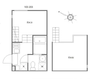 ロゼフォレスト【1階】の間取り