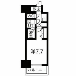 メイクス名駅太閤【9階】の間取り