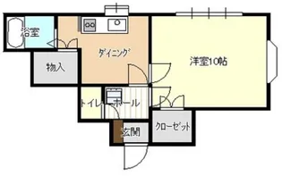 ハイツ春【1階】の間取り