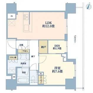 ブランズ本郷【6階】の間取り