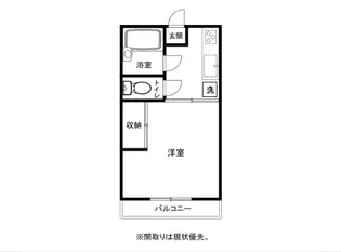 パインオリーブ【1階】の間取り