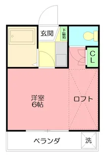 サンハイム成田【2階】の間取り