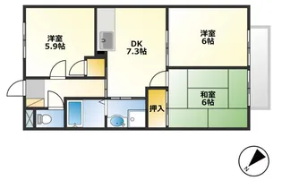 サンクチュアリ【2階】の間取り