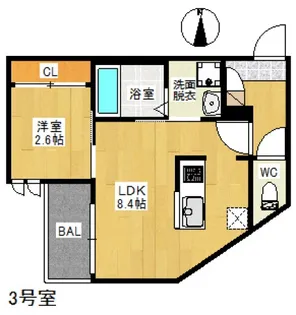 REGALEST ビリオン【3階】の間取り