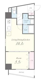 テ レジャンデール護国寺EAST【2階】の間取り