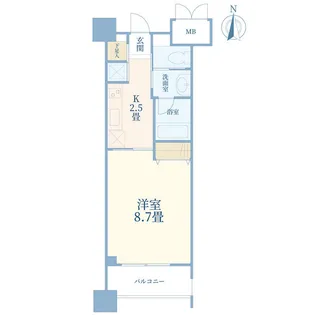 KTグレインマンション【4階】の間取り