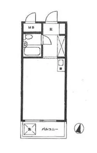 ライベストコート横浜1【3階】の間取り