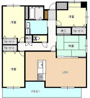 ロイヤルガーデン【10階】の間取り
