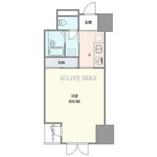 イーストン榴岡【5階】の間取り