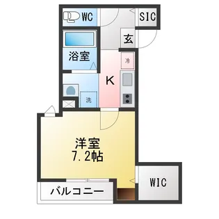 montagna ~モンターニャ~【3階】の間取り
