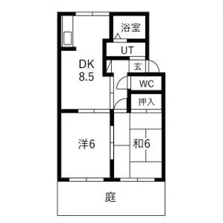 ファーストシティー【1階】の間取り