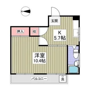 寿コーポ【3階】の間取り