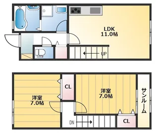 Cannelleの間取り