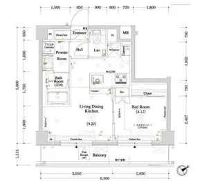 AXAS渋谷笹塚【2階】の間取り