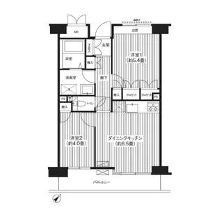 ステラメゾン武蔵小山【2階】の間取り