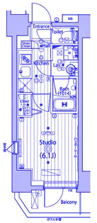 ガーラ・ステーション横浜子安【4階】の間取り