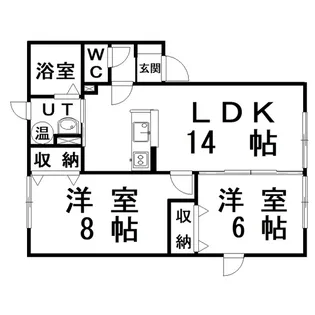 プレシャスコート【2階】の間取り